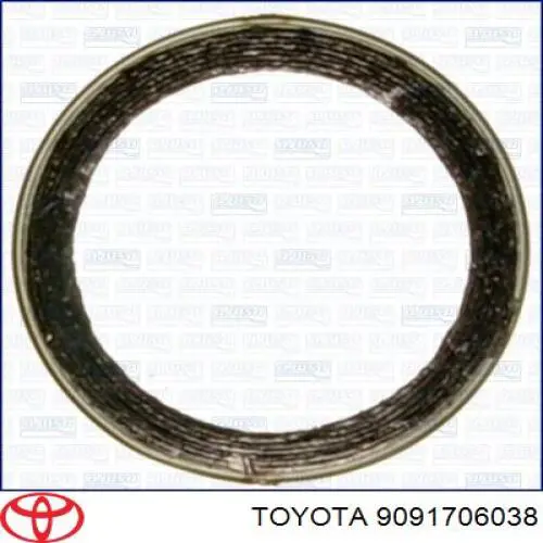 Прокладка глушника 9091706038 Toyota