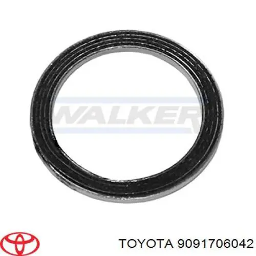 Кільце приймальної труби глушника Toyota 9091706042 ціна, від 3.10 USD