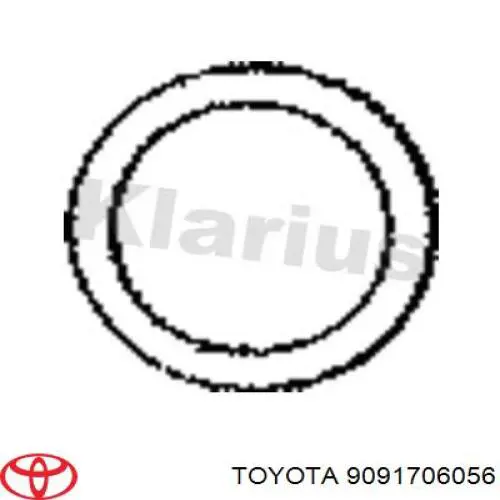 Кільце приймальні труби глушника ущільнювача Toyota 9091706056 ціна, від 3.53 USD