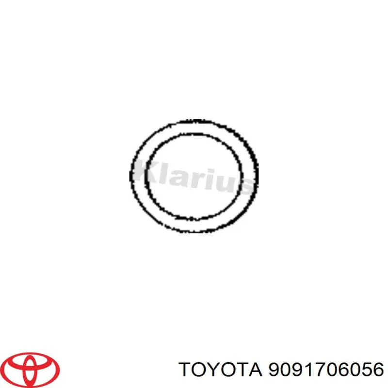 Кільце приймальної труби глушника 9091706056 Toyota