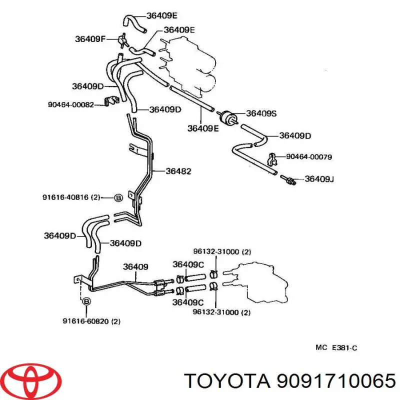 9091710065 Toyota 