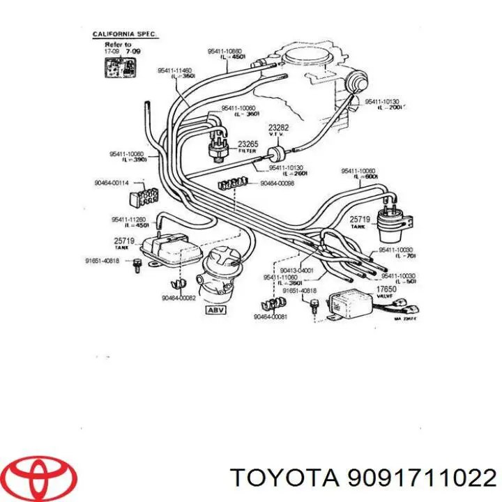  9091711022 Toyota