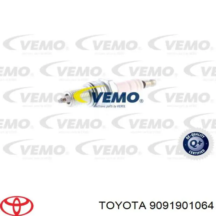 Свічки запалювання 9091901064 Toyota