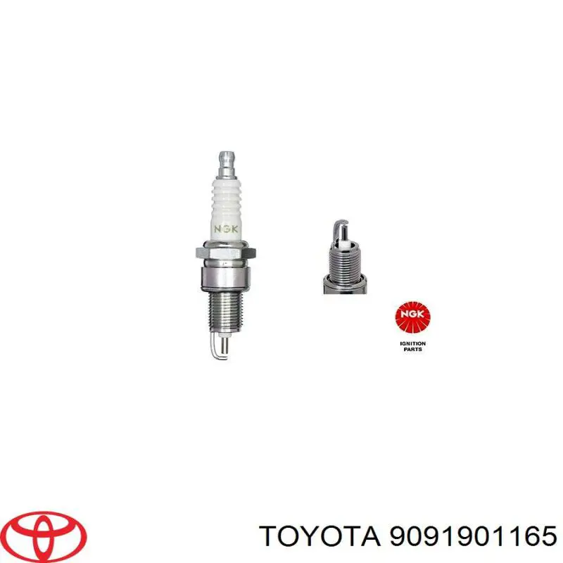 Свічки запалювання 9091901165 Toyota