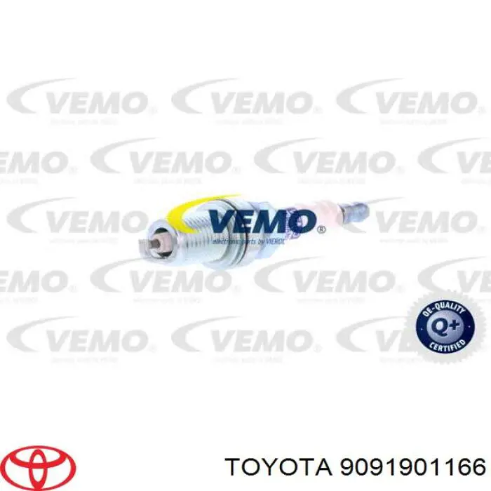 Свічки автомобільні Toyota 9091901166 ціна, від 2.72 USD