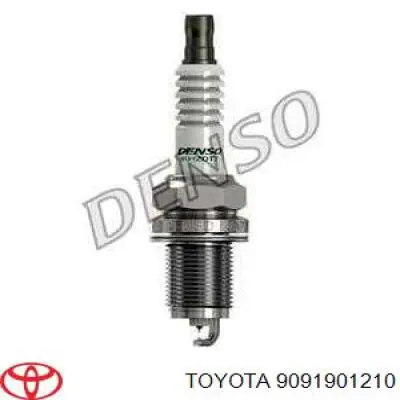 Свічки автомобільні Toyota 9091901210 ціна, від 13.18 USD