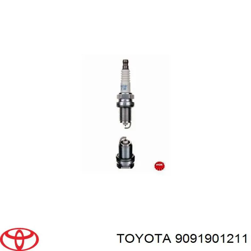Свічки автомобільні Toyota 9091901211 ціна, від 12.07 USD