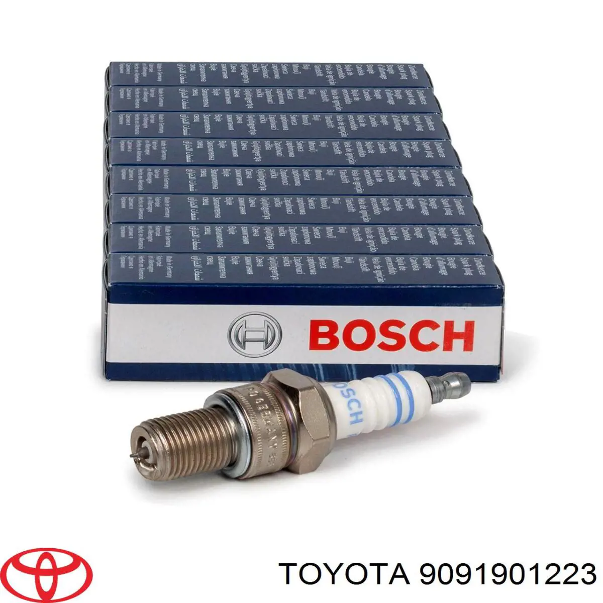 Свічки автомобільні Toyota 9091901223 ціна, від 2.54 USD