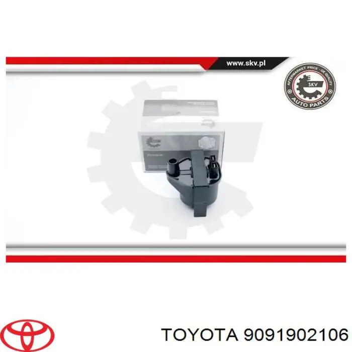 Котушка запалювання 9091902106 Toyota