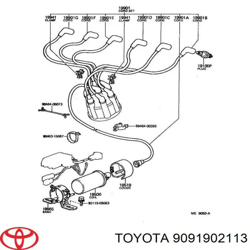  Toyota 9091902113 ціна, від 178.53 USD