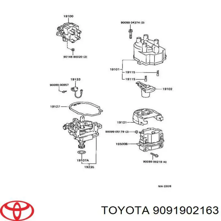 Купити 8944045450 Toyota Котушка запалювання