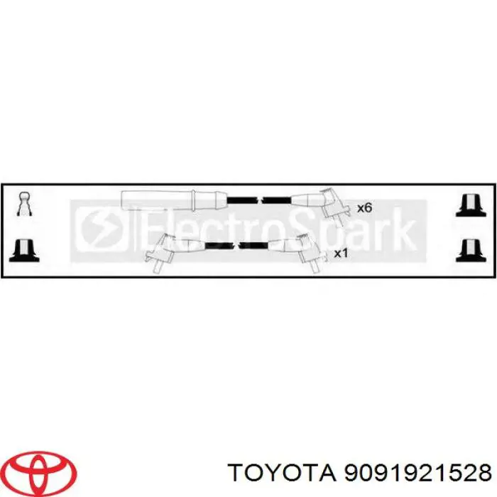 Дроти запалювання Toyota 9091921528 ціна, від 38.82 USD