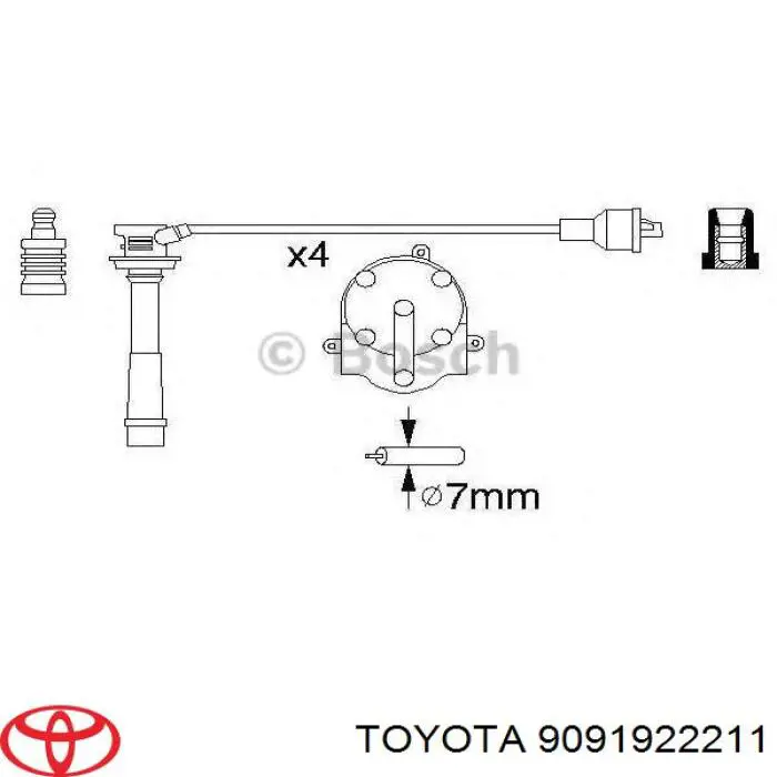 Дроти запалювання Champion LS124 ціна, від 27.54 USD