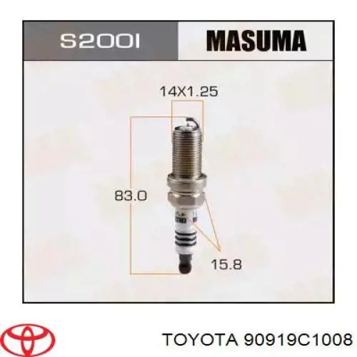 Купити 90919C1008 Toyota Свічка запалювання