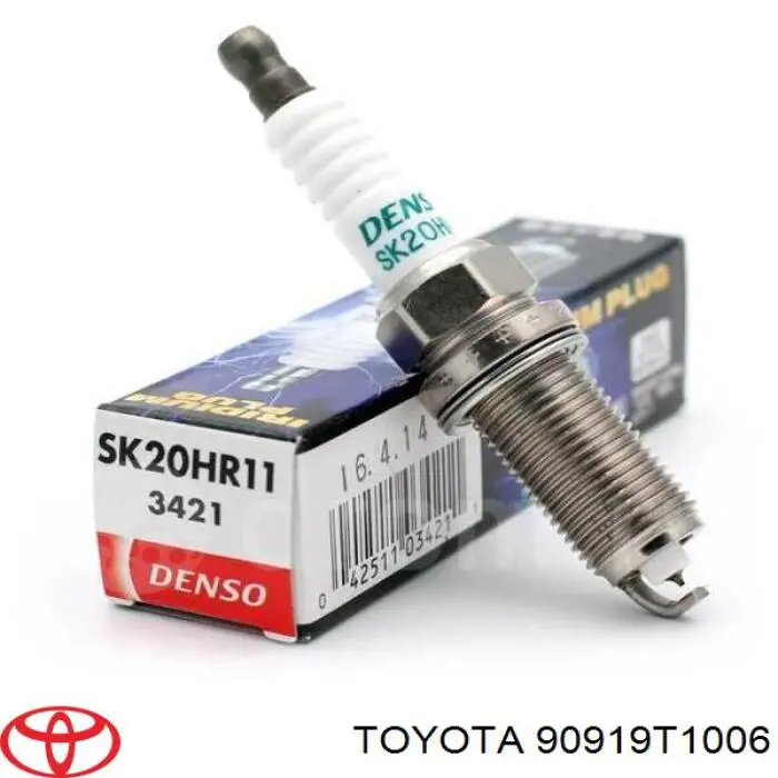 Свічки автомобільні Toyota 90919T1006 ціна, від 11.57 USD