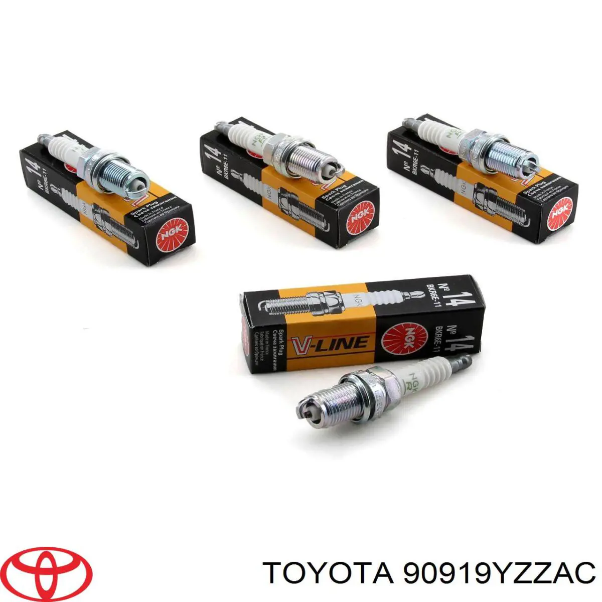 Свічки автомобільні Toyota 90919YZZAC ціна, від 2.76 USD