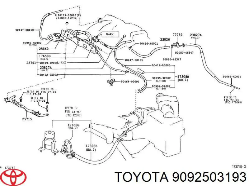 Стартер 9092503193 Toyota