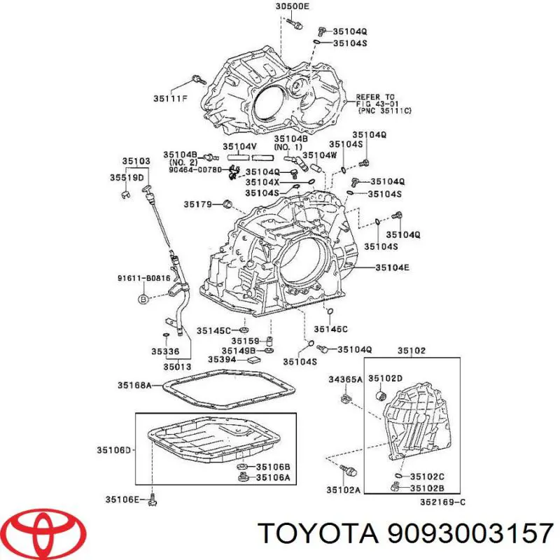 Сапун КПП Toyota Avensis (T25) (Тойота Авенсіс)
