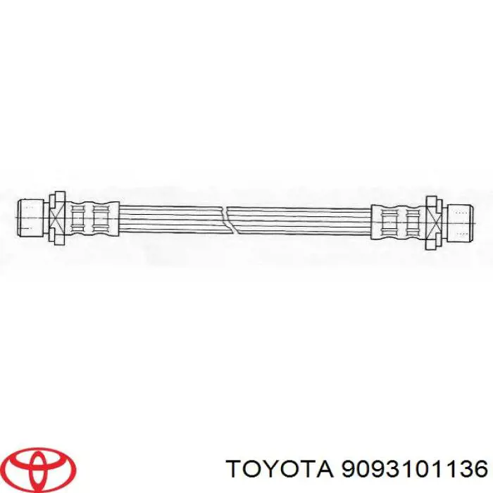 Шланг гальмівний задній Blue Print ADT353166 ціна, від 10.51 USD