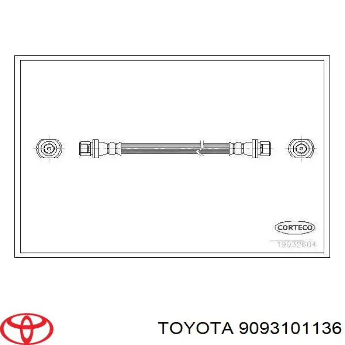 Купити ADT353166 Blue Print Шланг гальмівний задній
