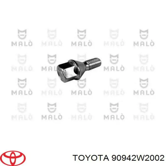 Колісний болт Toyota 90942W2002 ціна, від 4.32 USD