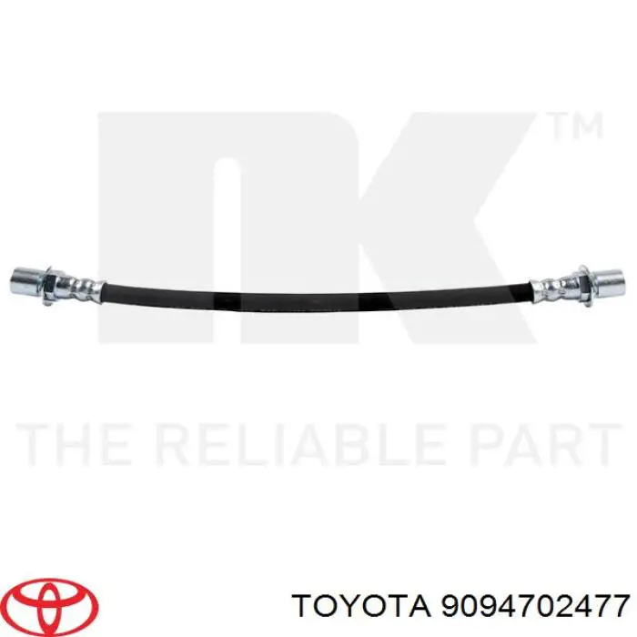 Шланг гальмівний передній Toyota 9094702477 ціна, від 8.87 USD