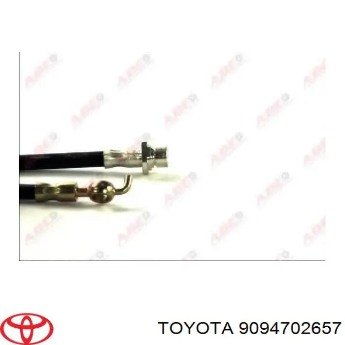 Шланг гальмівний задній Toyota 9094702657 ціна, від 7.43 USD