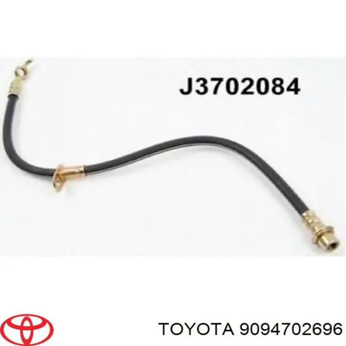 Шланг гальмівний передній, лівий Toyota 9094702696 ціна, від 12.47 USD
