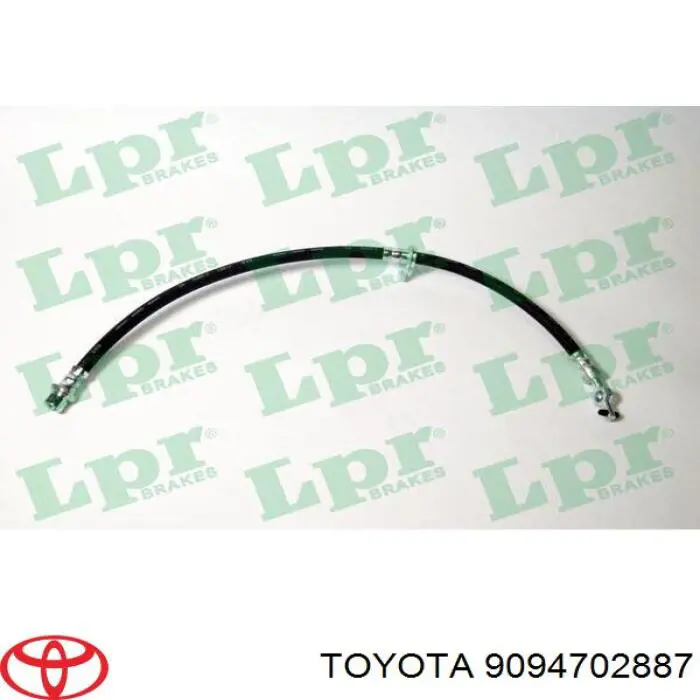 Шланг гальмівний передній, правий Toyota 9094702887 ціна, від 18.50 USD