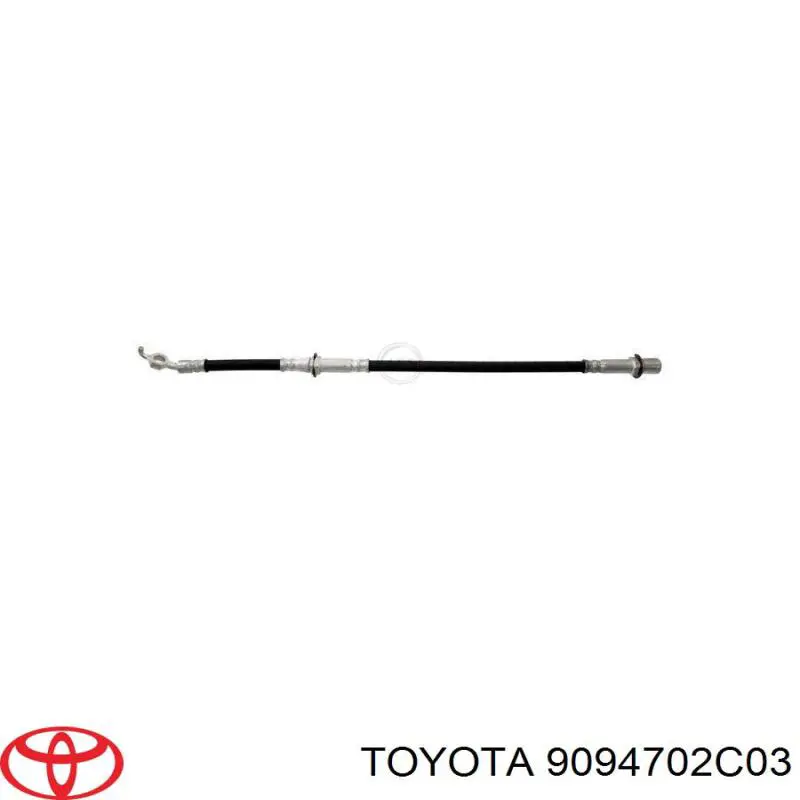 Шланг гальмівний передній Toyota 9094702C03 ціна, від 18.09 USD