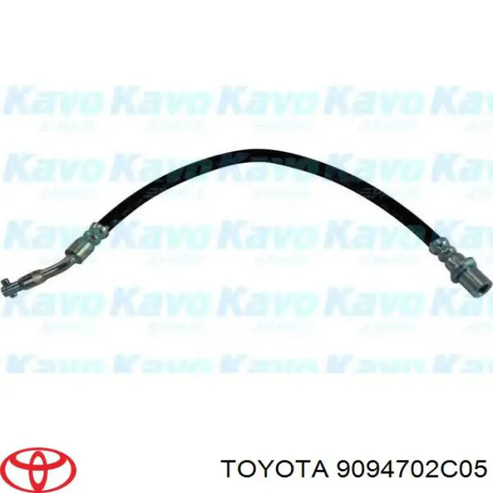 Шланг гальмівний передній, лівий Toyota 9094702C05 ціна, від 8.40 USD