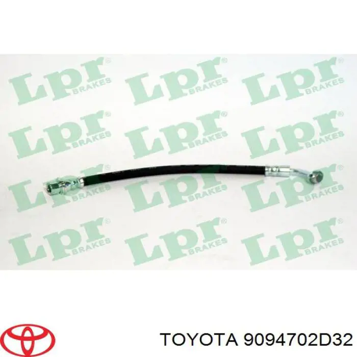 Шланг гальмівний задній, лівий 9094702D32 Toyota