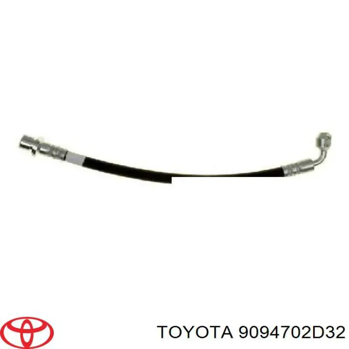 Купити 9094702D32 Toyota Шланг гальмівний задній, лівий