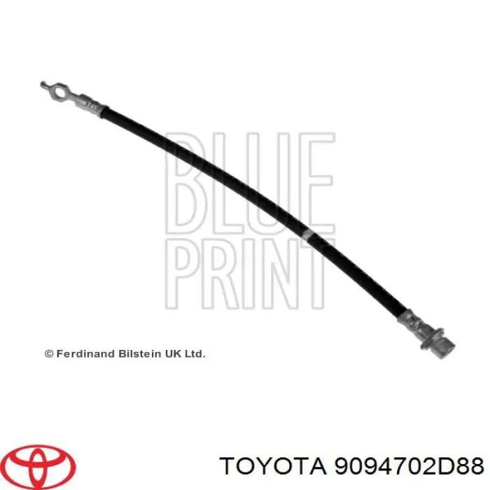 Шланг гальмівний задній Toyota 9094702D88 ціна, від 11.40 USD