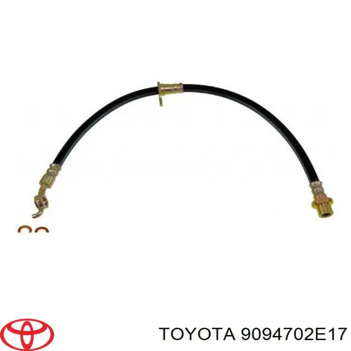 Шланг гальмівний задній, лівий Toyota 9094702E17 ціна, від 6.33 USD
