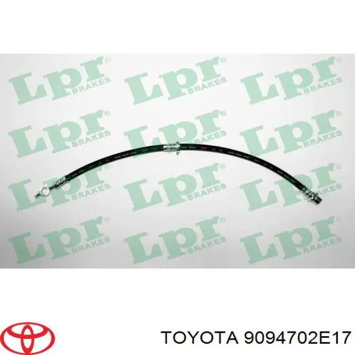 Купити 9094702E17 Toyota Шланг гальмівний задній, лівий