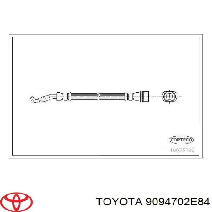 Шланг гальмівний передній Quick Brake 50087