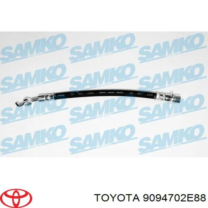 9094702E88 Toyota Шланг гальмівний задній
