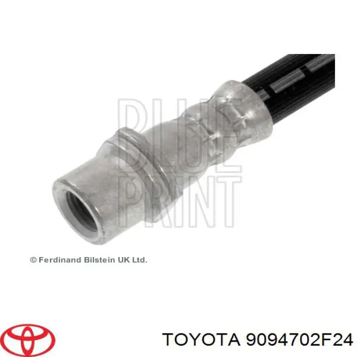 Купити 9094702F24 Toyota Шланг гальмівний задній, лівий