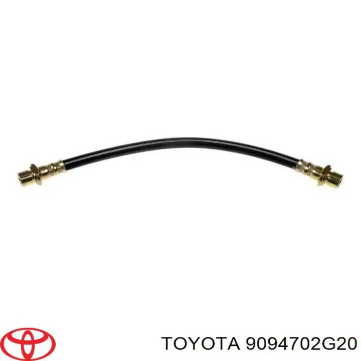 Шланг гальмівний передній Toyota 9094702G20 ціна, від 18.37 USD