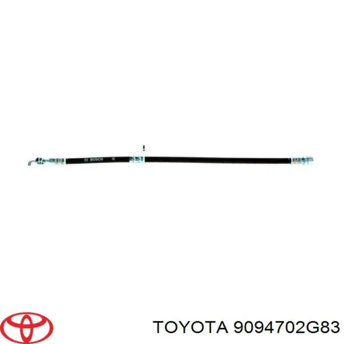 Шланг гальмівний передній, правий Toyota 9094702G83 ціна, від 23.35 USD