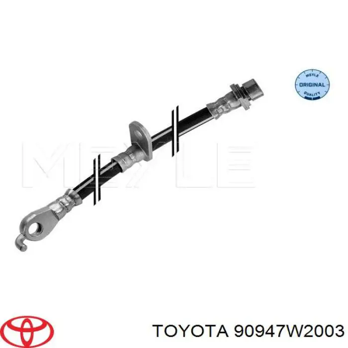 Шланг гальмівний передній, лівий T11013 Brembo