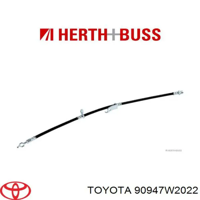 Купити LH7192 Delphi Шланг гальмівний передній, правий