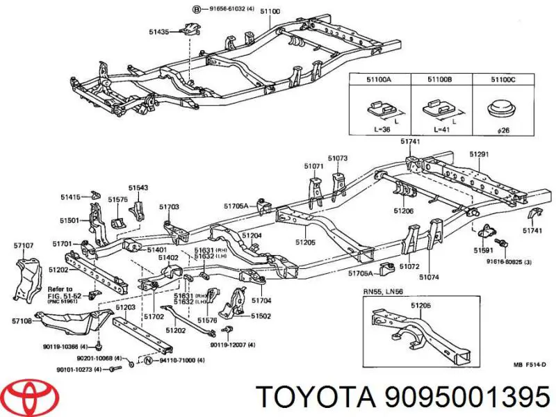  Toyota 9095001395 ціна, від 1.72 USD