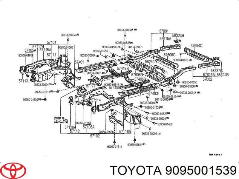  Toyota 9095001539 ціна, від 1.33 USD