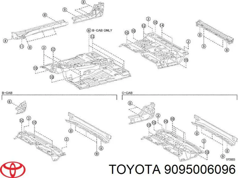 9095006096 Toyota 