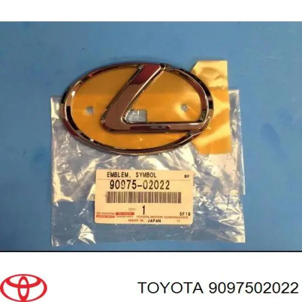 Фірмовий значок капота Toyota 9097502022 ціна, від 6.22 USD