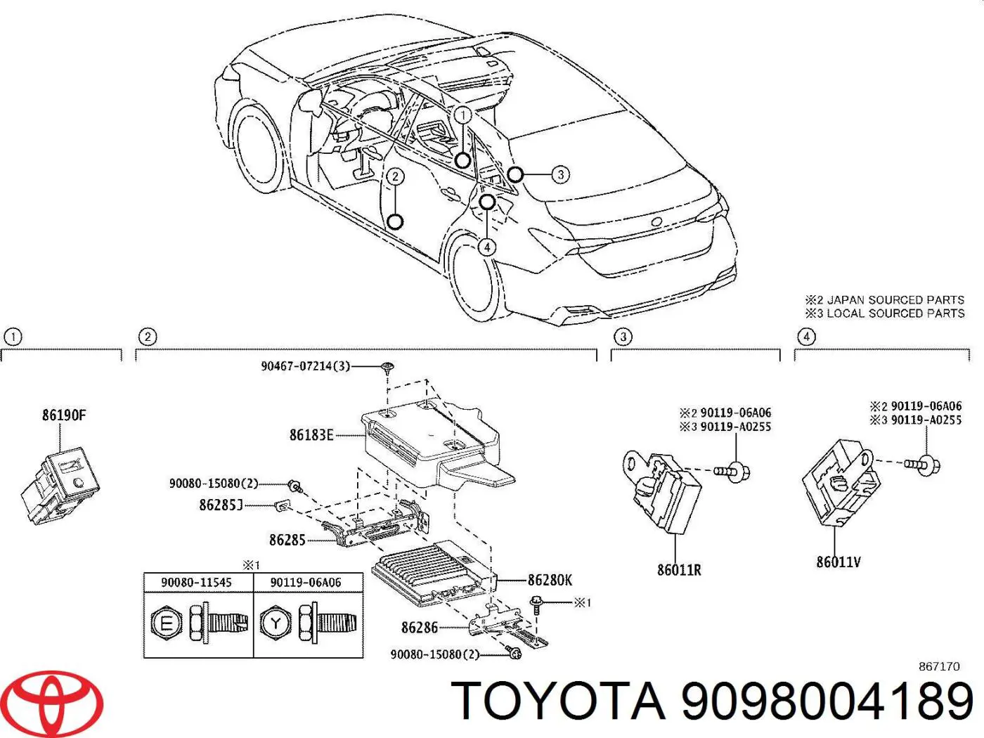  Toyota 9098004189 ціна, від 7.36 USD