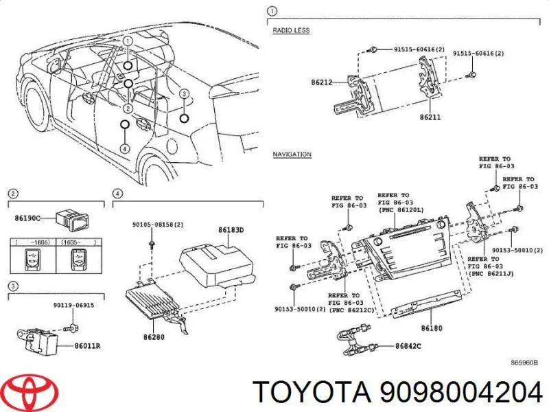 Купити 9098004204 Toyota 
