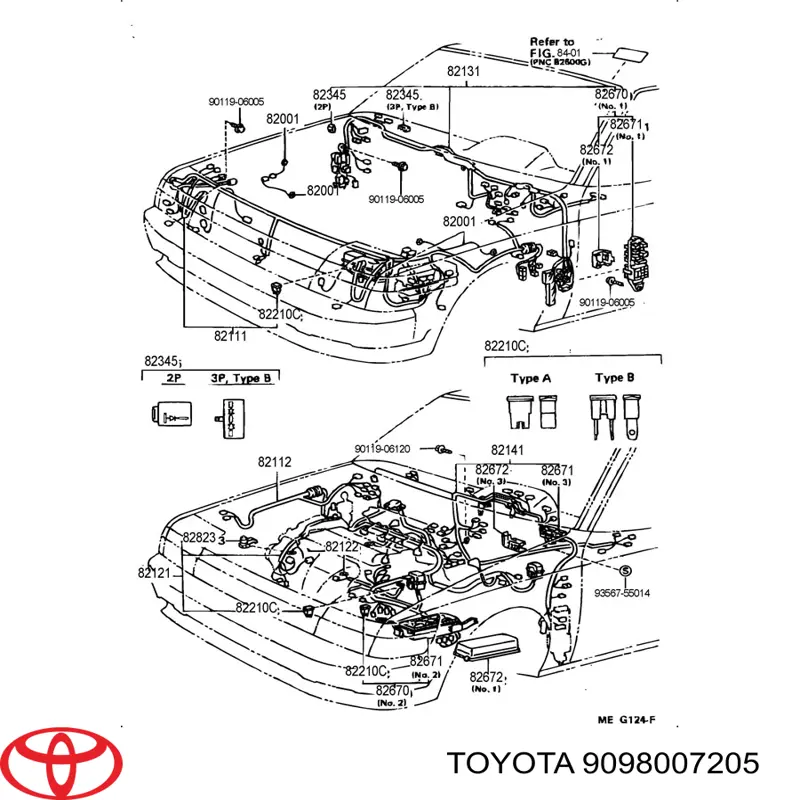 9098007205 Toyota 